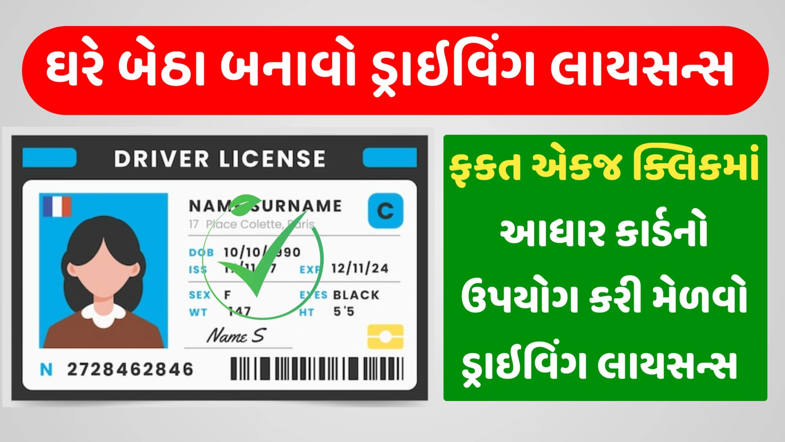 RTO ની ઝંઝટ વગર ઘરે બેઠા ડ્રાઇવિંગ લાઇસન્સ મેળવો, આજે જ અરજી કરો!